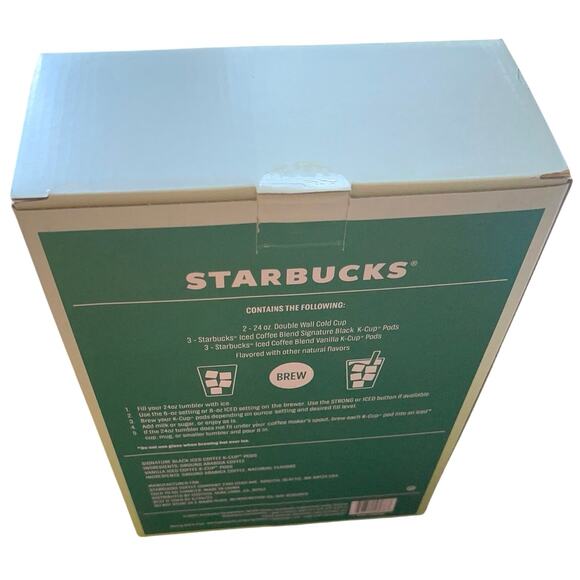 Starbucks Tumbler Set, Iced Coffee, 24oz, Coffee Lover Gift, Fall Girlie, - Picture 5 of 7
